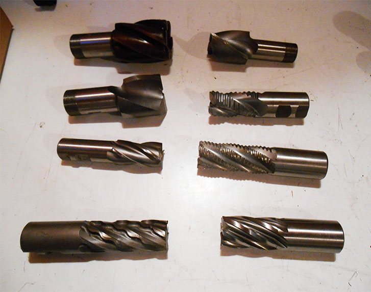 various tooling bits